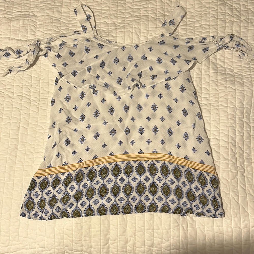 Off the shoulder tank top blouse